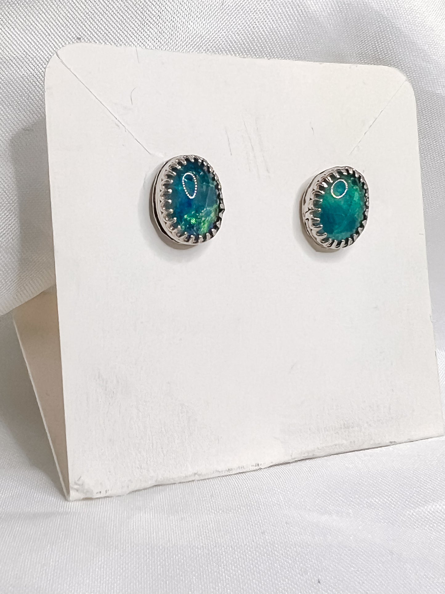 Boulder Opal Studs