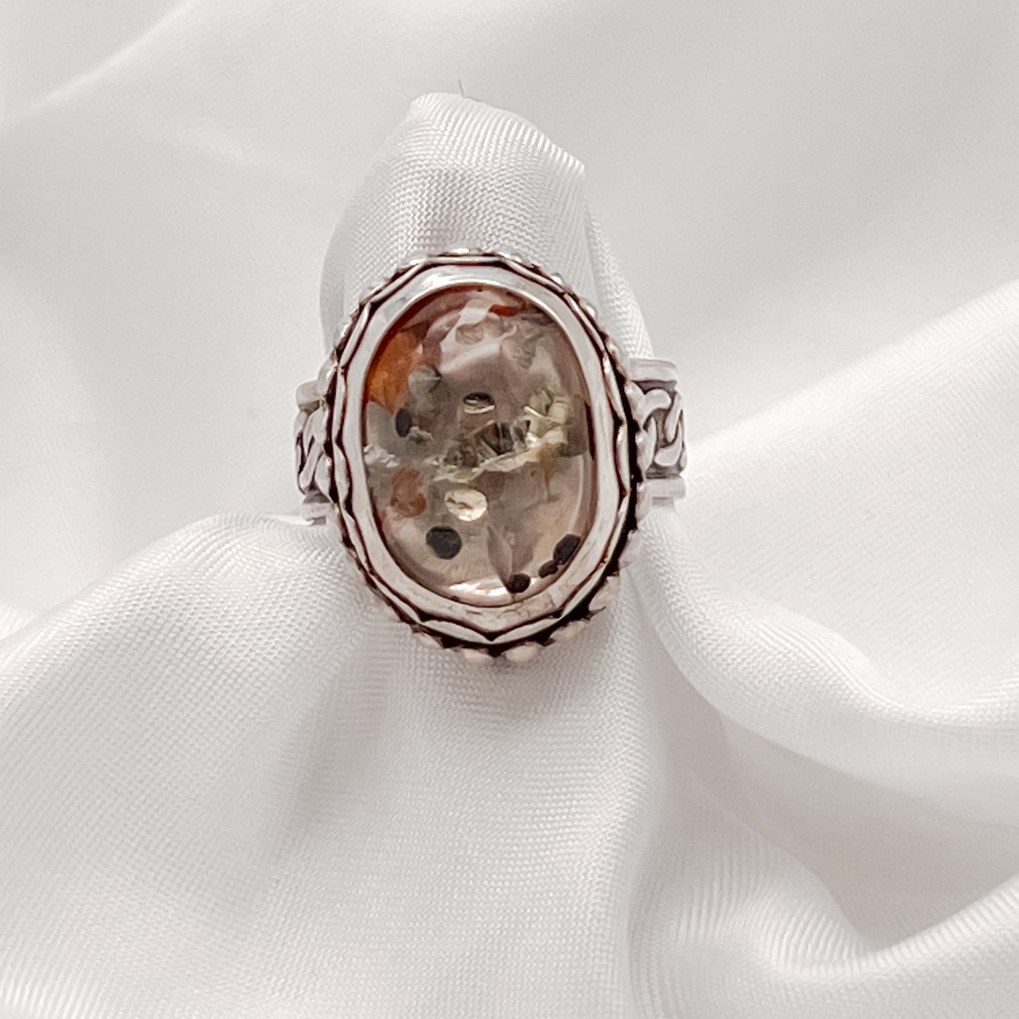 Pyrite in Quartz - Size 10.5