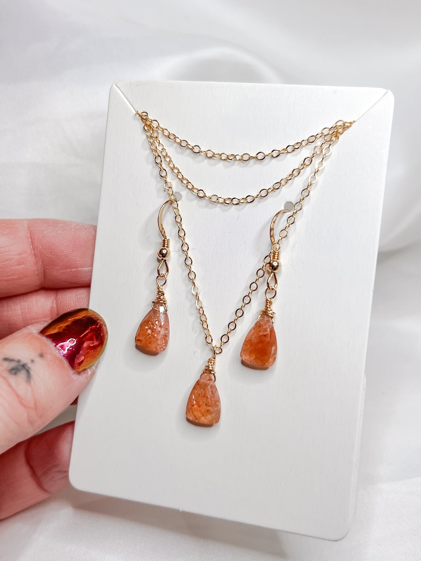 Sunstone Jewelry Set