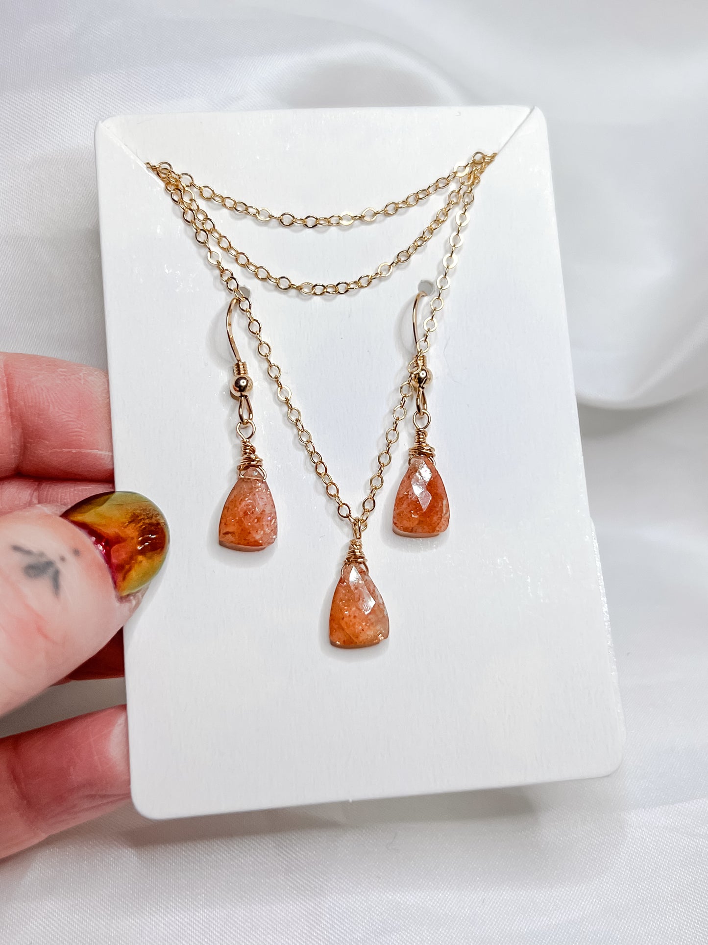 Sunstone Jewelry Set