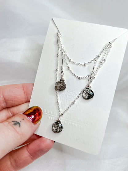 Rutilated Quartz Jewelry Set