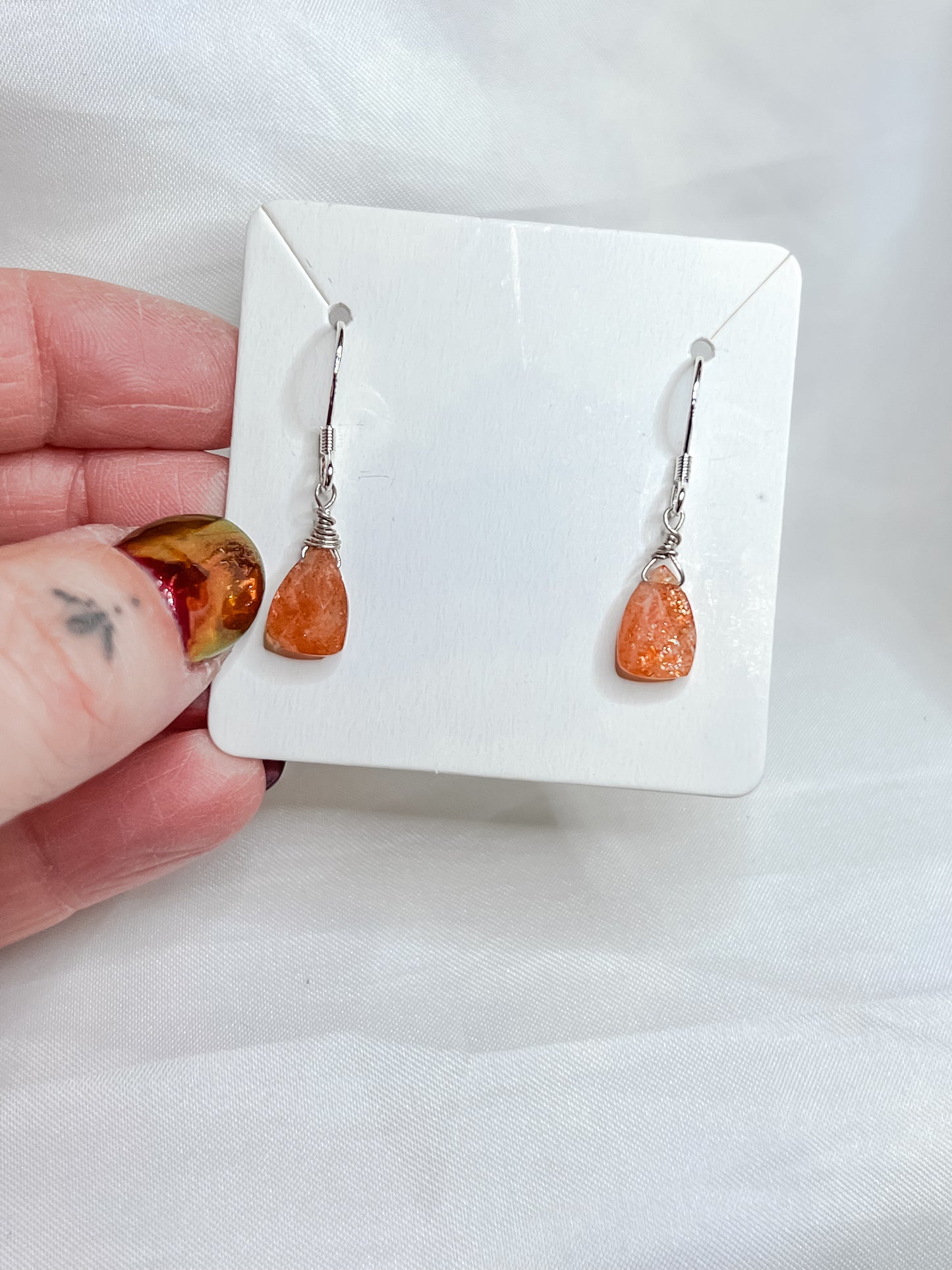 Sunstone Dangles