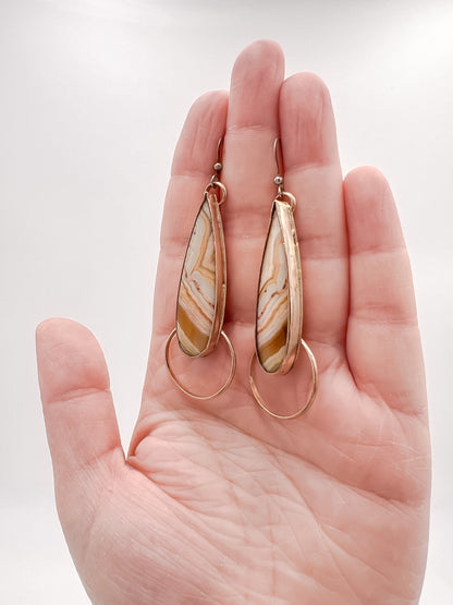 Kelli Dangles- Jasper in Gold