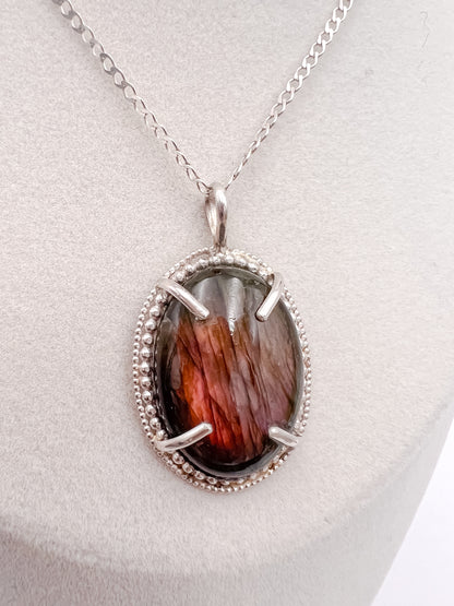 Labradorite in Sterling - Statement Pendant