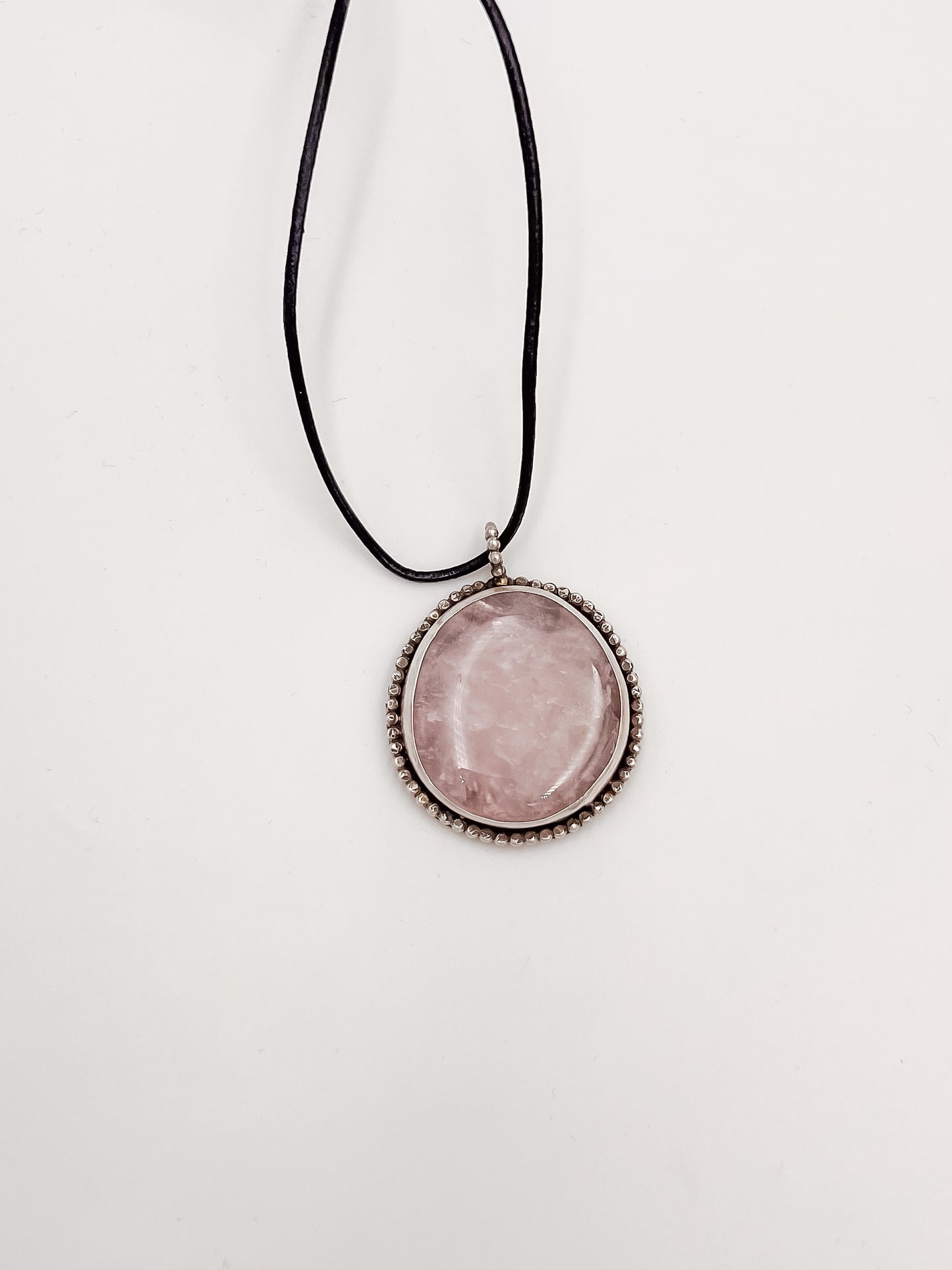 Rose Quartz Statement Necklace