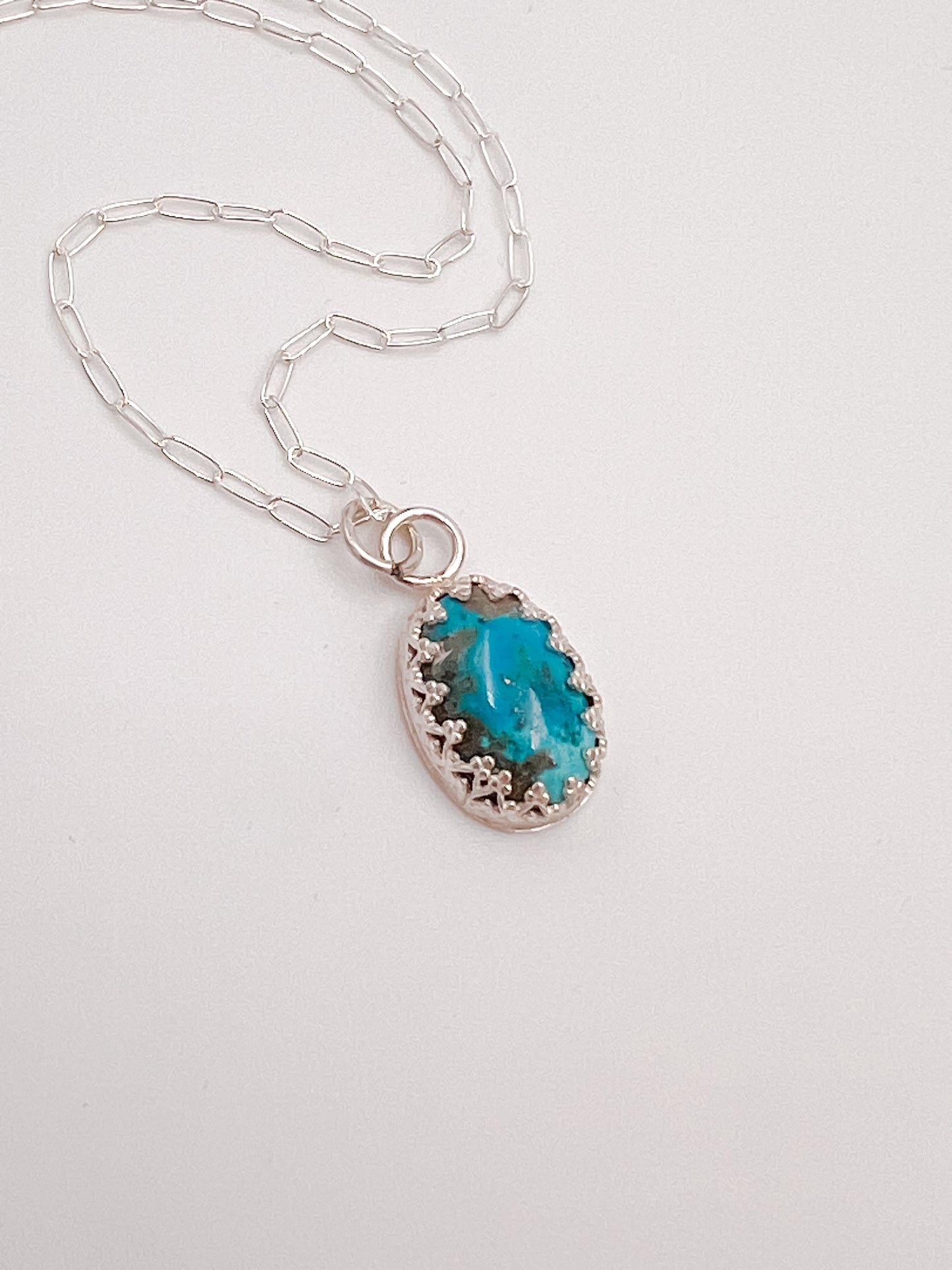 Victorian Persian Turquoise Silver Pedant