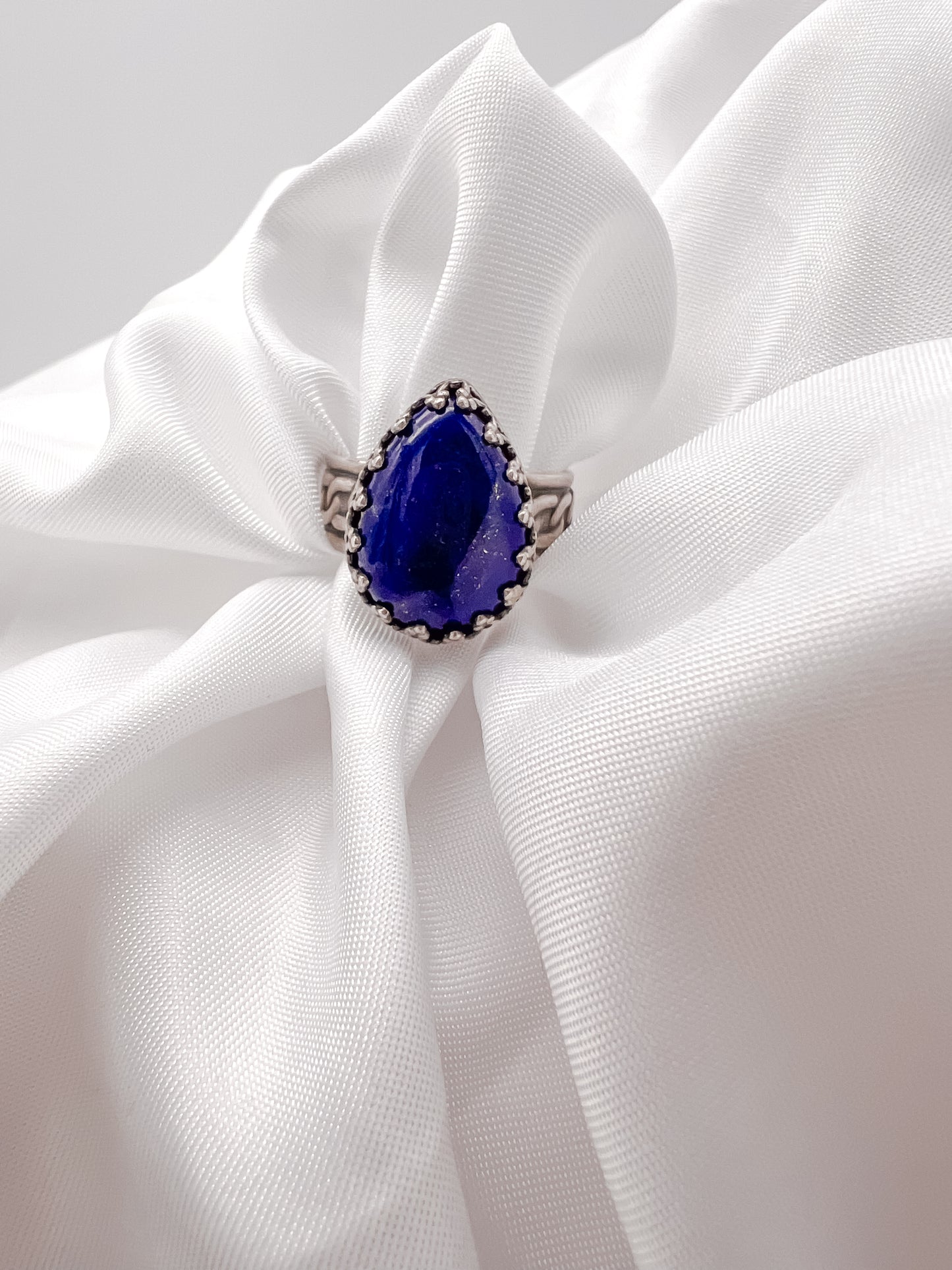 Victorian Lapis in Sterling