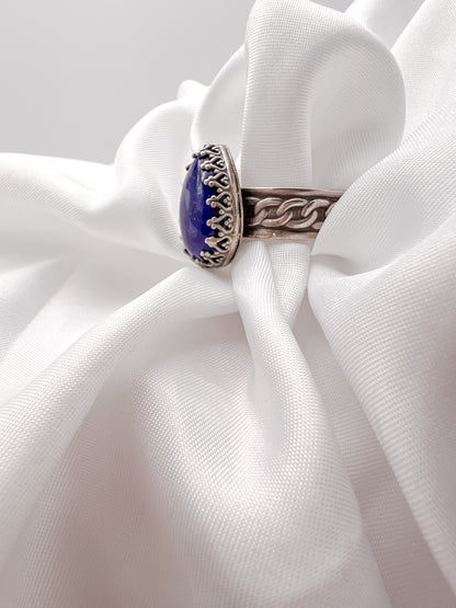 Victorian Lapis in Sterling