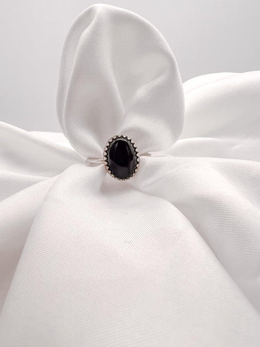 Margo Onyx Accent Ring - Various Sizes